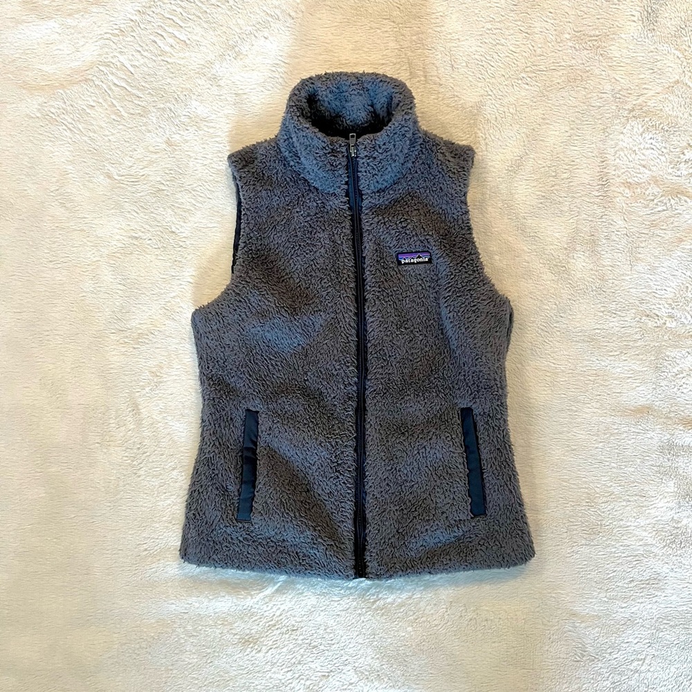 Patagonia fleece fuzzy vest